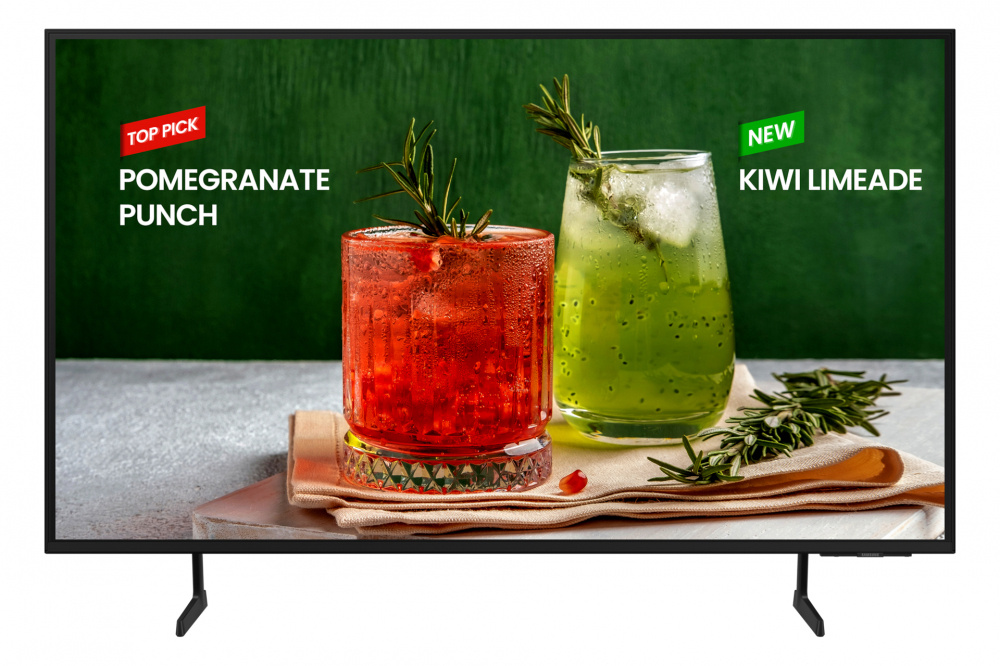 Pantallas Comerciales | SAMSUNG LH75BEDHVGFXZX — BED-H Pantalla Comercial LED 75", 4K Ultra HD, Negro