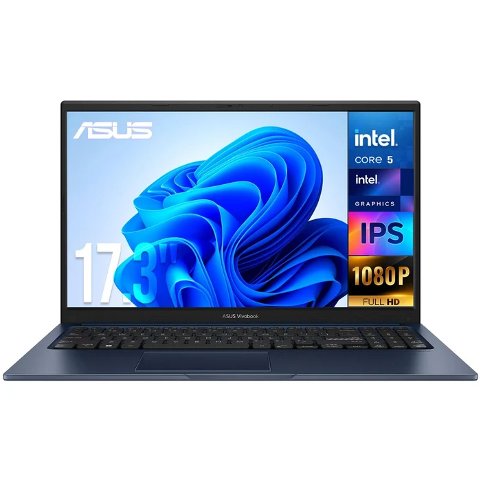 Laptops | ASUS F1704VAP-SS54-ROW — Laptop Vivobook 17 F1704, 17.3" 1920x1080 Full HD, Intel Core 5 120U, 16GB, 512GB SSD, Windows 11 Home, Inglés
