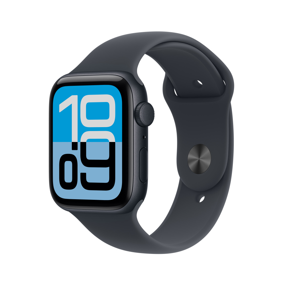 Apple Watch | APPLE MEHQ4AM/A — Watch SE 3 GPS, Caja de 44 mm Aluminio Color Medianoche, Correa Loop Deportiva M/L Color Medianoche