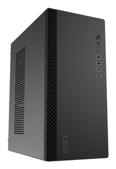 Gabinetes | MSI PRO SHIELD M100P — Gabinete , Midi-Tower, Micro-ATX/Mini-ITX, USB 2.0/3.0, sin Fuente, 1 Ventilador Instalado, Negro
