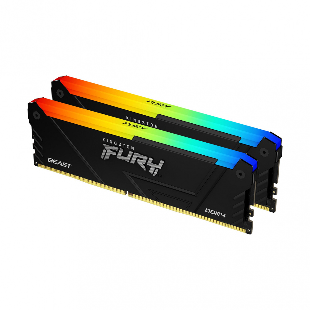 Memorias RAM para PC | KINGSTON KF436C18BB2AK2/32 — Kit Memoria RAM Fury Beast DDR4, 3600MHz, 32GB - 2 x 16GB, CL18, XMP