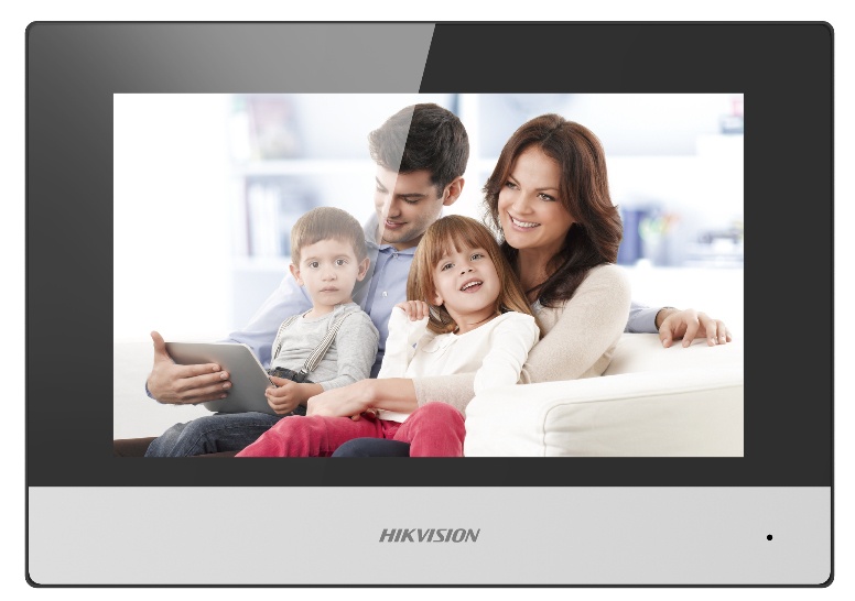 Videoporteros | HIKVISION DS-KC001 — Monitor Táctil 7" , Altavoz, Inalámbrico/Alámbrico, Negro/Plata