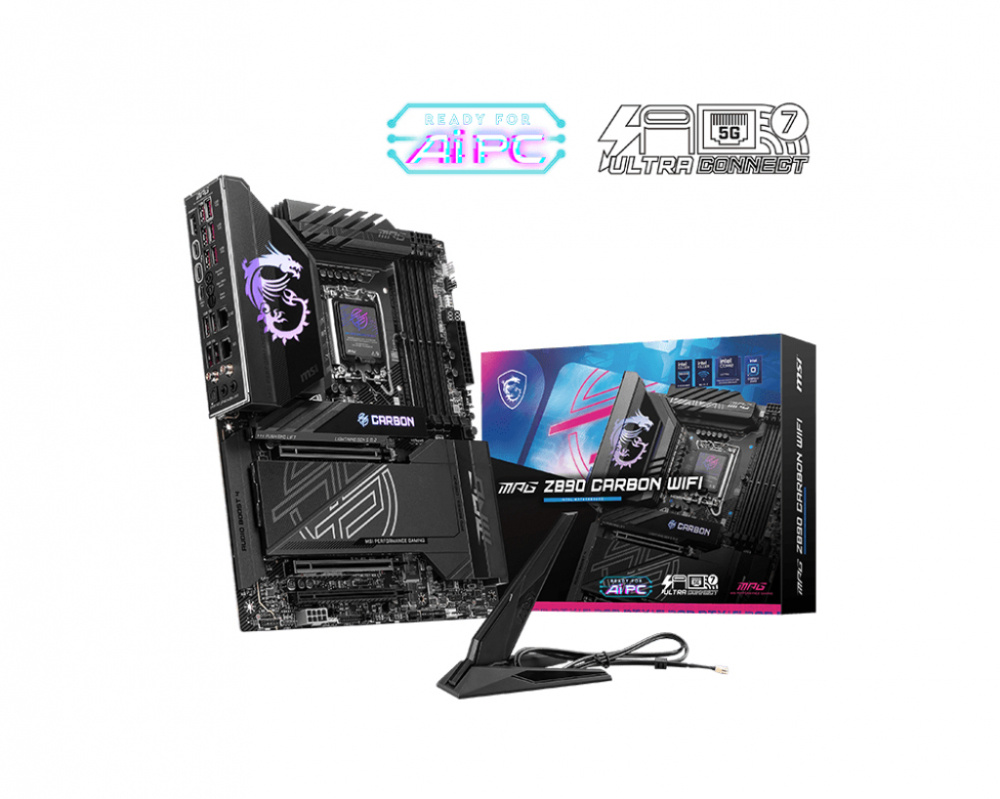 Tarjetas Madre | MSI MPG Z890 CARBON WIFI — Tarjeta Madre , ATX, LGA 1851, Intel Z890, 256GB DDR5, HDMI/DP para Intel