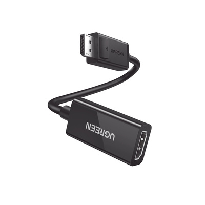 Adaptadores Video DisplayPort | UGREEN 70694 — Adaptador DisplayPort Macho - HDMI Hembra, 25cm, Negro