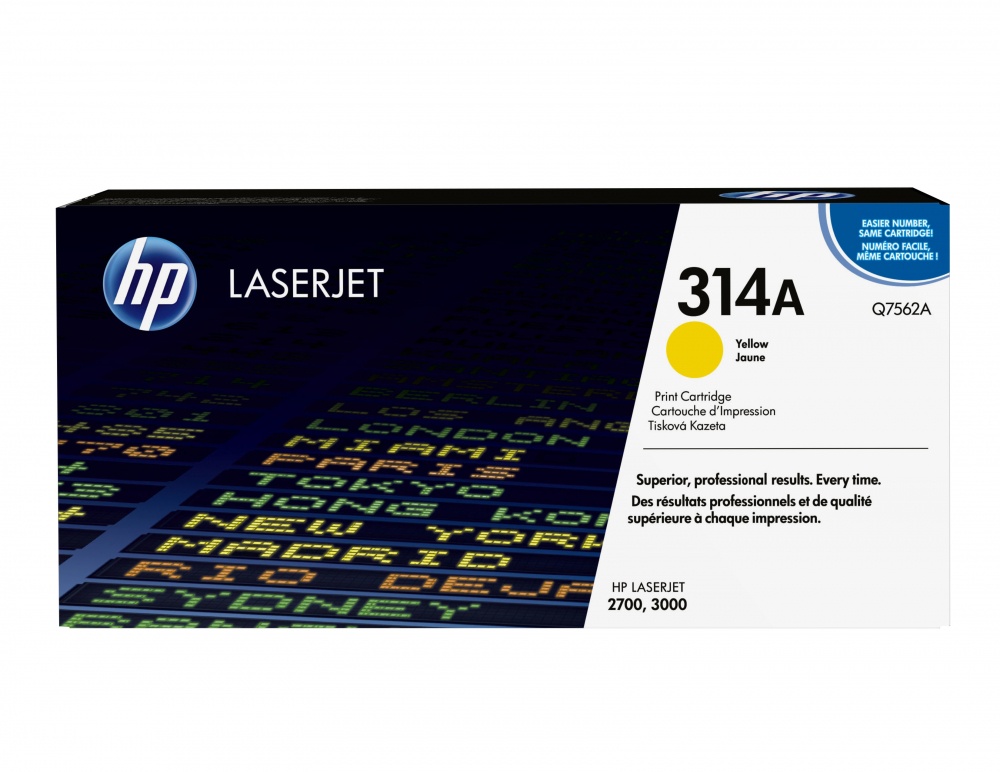 Tóner | HP Q7562A — Tóner 314A Amarillo, 3.500 Páginas