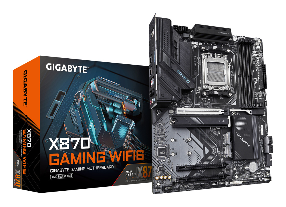 Tarjetas Madre | GIGABYTE X870 GAMING WF6 — Tarjeta Madre , ATX, Socket AM5, AMD X870, 256GB DDR5, HDMI/DP para AMD
