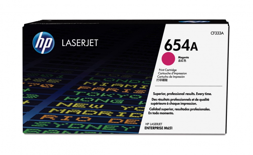 Tóner | HP CF333A — Tóner 654A Magenta, 15.000 Páginas
