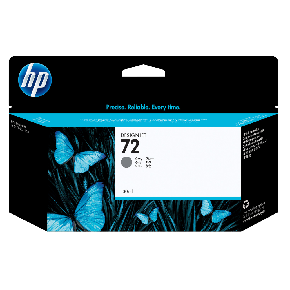 Cartuchos | HP C9374A — Cartucho 72 Gris Alto Rendimiento Gris, 130ml
