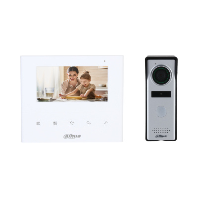 Videoporteros | DAHUA DHI-KTA04 — Videoportero/Interfon , 4.3", Altavoz, Alámbrico, Blanco
