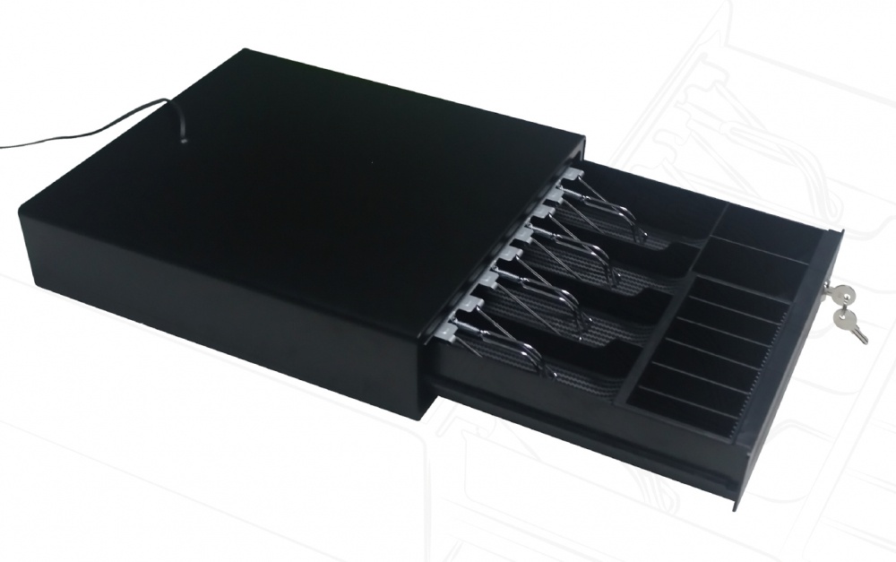 Cajones de dinero | GHIA GCD481 — Cajón de Dinero con Llave, 4Kg, Negro