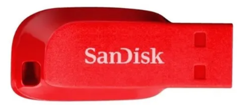 Memorias USB | SANDISK SDCZ50-032G-G35R — Memoria USB Cruzer Blade G35R, 32GB, USB 2.0, Rojo