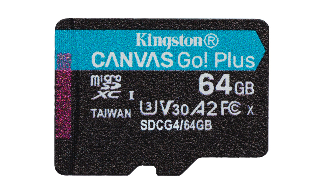 Memorias Flash | KINGSTON SDCG4/64GBSP — Memoria Flash Canvas Go Plus, 64GB MicroSD UHS-I Clase 10