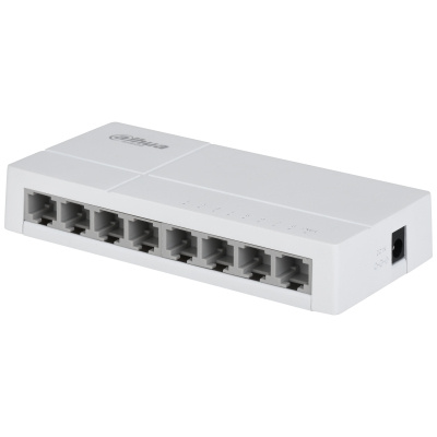 Switches | DAHUA DH-SF1008L — Switch Fast Ethernet , 8 Puertos 10/100Mbps, 16.000 Gbit/s, 2000 Entradas - No Administrable