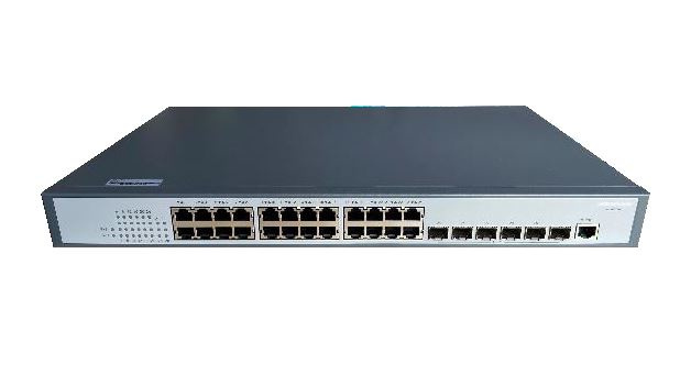 Switches | HIKVISION DS-3E3730 — Switch Gigabit Ethernet , 24 Puertos 10/100/1000 + 6 Puertos 10G SFP+, 598 Gbit/s, 32.000 Entradas - No Administrable
