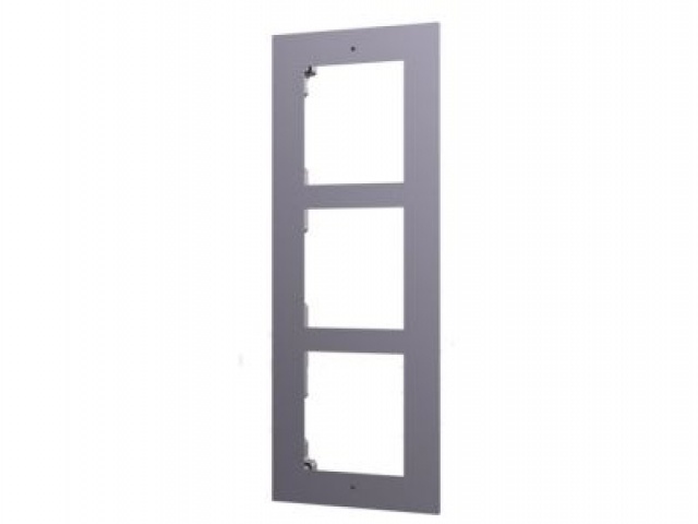 Accesorios para Videoporteros | HIKVISION DS-KD-ACF3 — Kit de Montaje para Frente de Calle , 3 Módulos, Gris