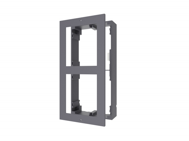 Accesorios para Videoporteros | HIKVISION DS-KD-ACW2 — Kit de Montaje para Frente de Calle , 2 Módulos, Gris