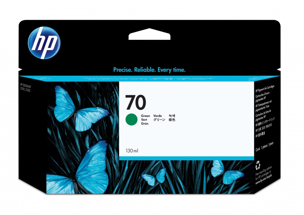 Cartuchos | HP C9457A — Cartucho 70 Verde 130ml