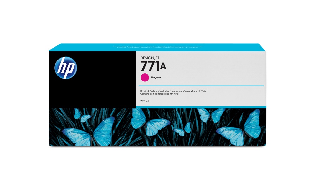 Cartuchos | HP B6Y17A — Cartucho 771A Magenta Original 775ml