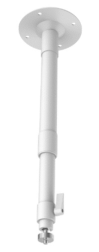 Brazos y Soportes | HIKVISION DS-1297ZJ — Brazo de Techo para Cámaras DS-2CD29XXF-(I)(S), Blanco