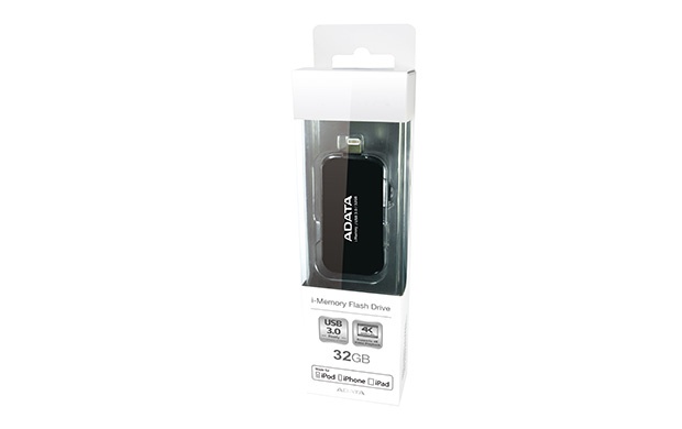 Memorias USB | ADATA AUE710-32G-CBK — Memoria USB UE710 32GB Negro, 32GB, USB-A/Lightning 3.0, Lectura 30MB/s, Escritura 20MB/s, Negro