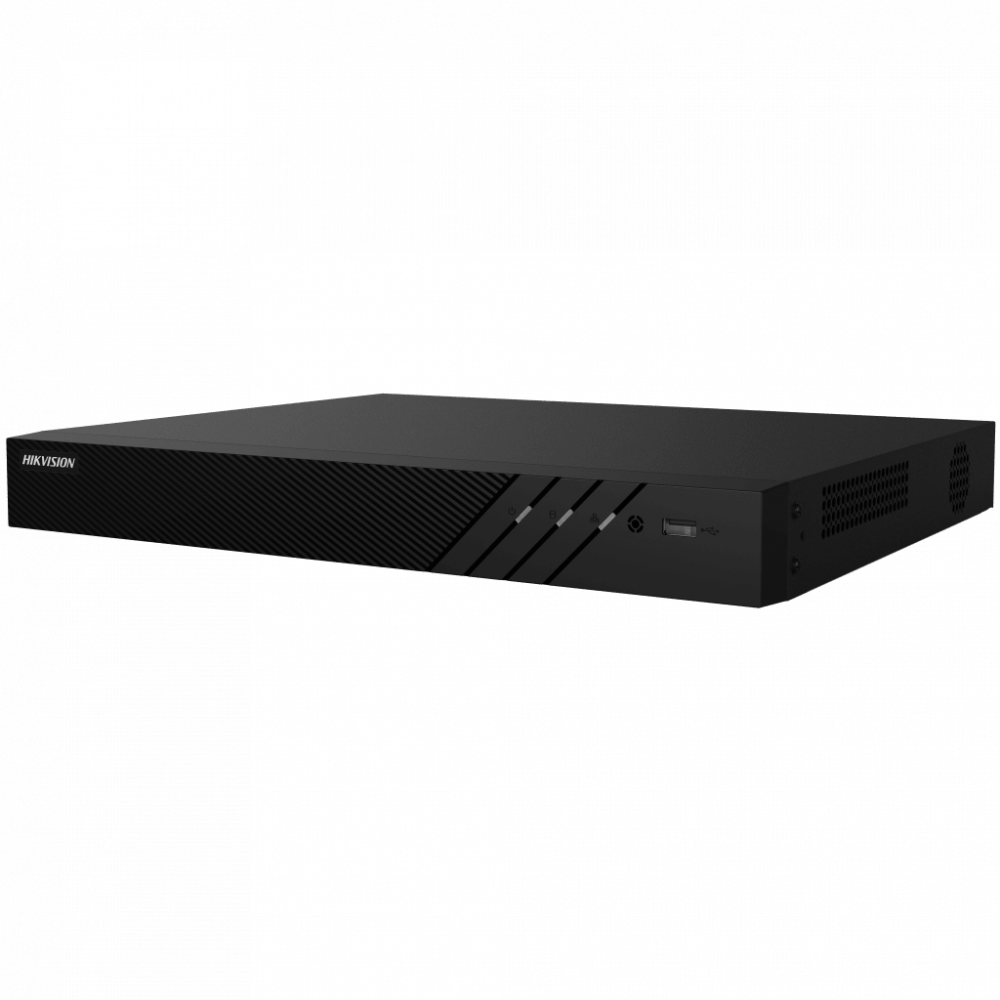 Grabadoras de Video en Red (NVR) | HIKVISION DS-7616NI-Q2/16P(E) — NVR de 16 Canales para 2 Discos Duros, máx. 8TB, 1 x USB 2.0, 16 x RJ-45