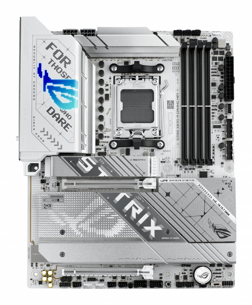 Tarjetas Madre | ASUS 90MB1IF0-MVAAY0 — Tarjeta Madre ROG STRIX X870-A GAMING WIFI, ATX, Socket AM5, AMD X870, 192GB DDR5, HDMI/DP para AMD