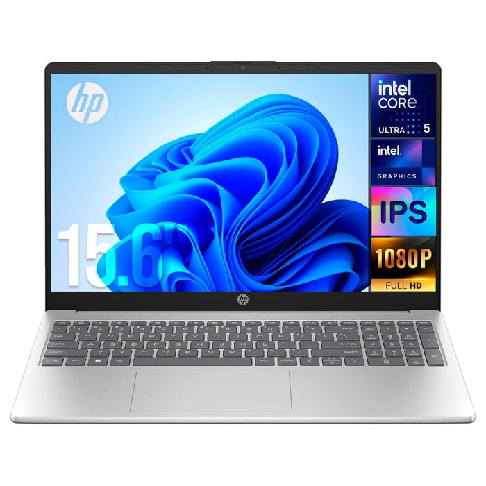 Laptops | HP D4JK5UA#ABA16GB — Laptop 15-fd2050wm, 15.6" 1920x1080 Full HD Táctil, Intel Core Ultra 5 225U, 16GB, 512GB SSD, Windows 11 Home, Inglés