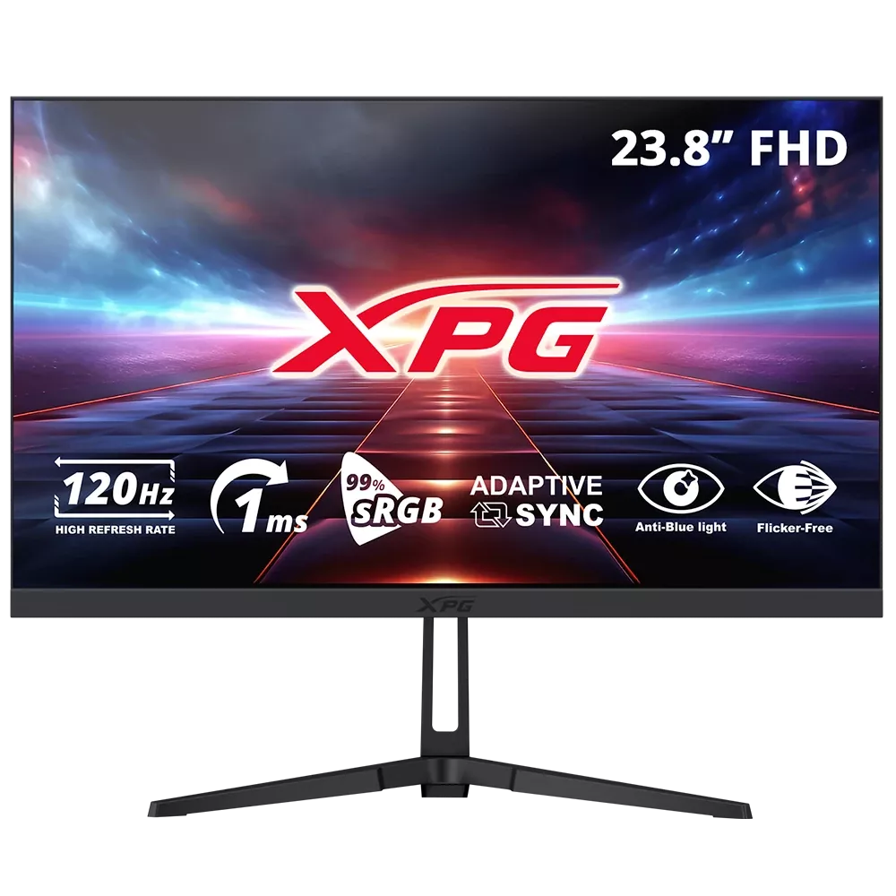 Monitores | XPG RIFT R24F2-BKCMX — Monitor Gamer RIFT R24F2 LED IPS 23.8", 1920x1080 Full HD, 120Hz, HDMI/DisplayPort, Negro