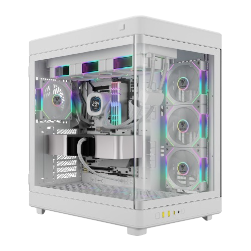 Gabinetes | GAMDIAS GD-NESO P1 PRO WW — Gabinete NESO P1 PRO WW, Full Tower, ATX/EATX/Micro-ATX/Mini-ITX, USB 3.0, sin Fuente, 3 Ventiladores Instalados, Blanco