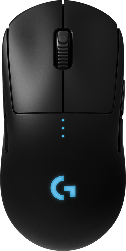 Mouse | LOGITECH 910-005271 — Mouse Gamer Ergonómico G Pro, Inalámbrico, Óptico, 25.600DPI, RF Inalámbrico, Negro