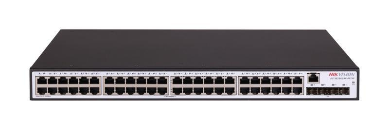Switches | HIKVISION DS-3E2552-HI-48T4F — Switch , 48 Puertos Gigabit Ethernet 10/100/1000, 104 Gbit/s, 16000 Entradas, Administrado