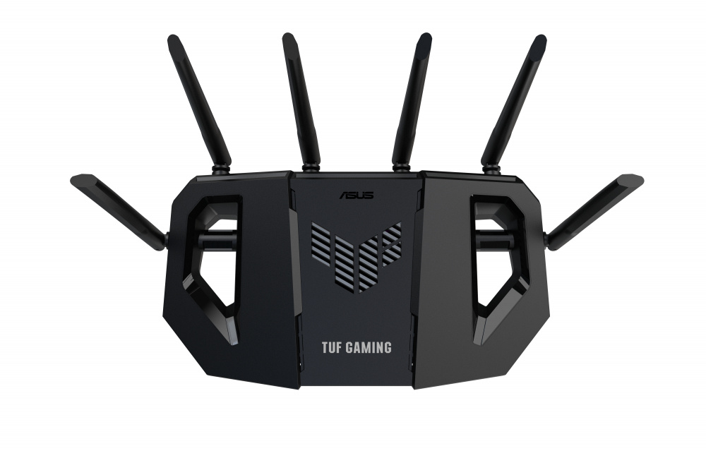 Router | ASUS 90IG0920-MA1C0V — Router Gaming TUF Gaming BE6500 MU-MIMO Firewall, Wi-Fi 7, 4 x RJ-45 6500 Mbit/s WLAN, Alámbrico/Inalámbrico, Doble Banda 2.4/5 GHz, 6 Antenas Externas