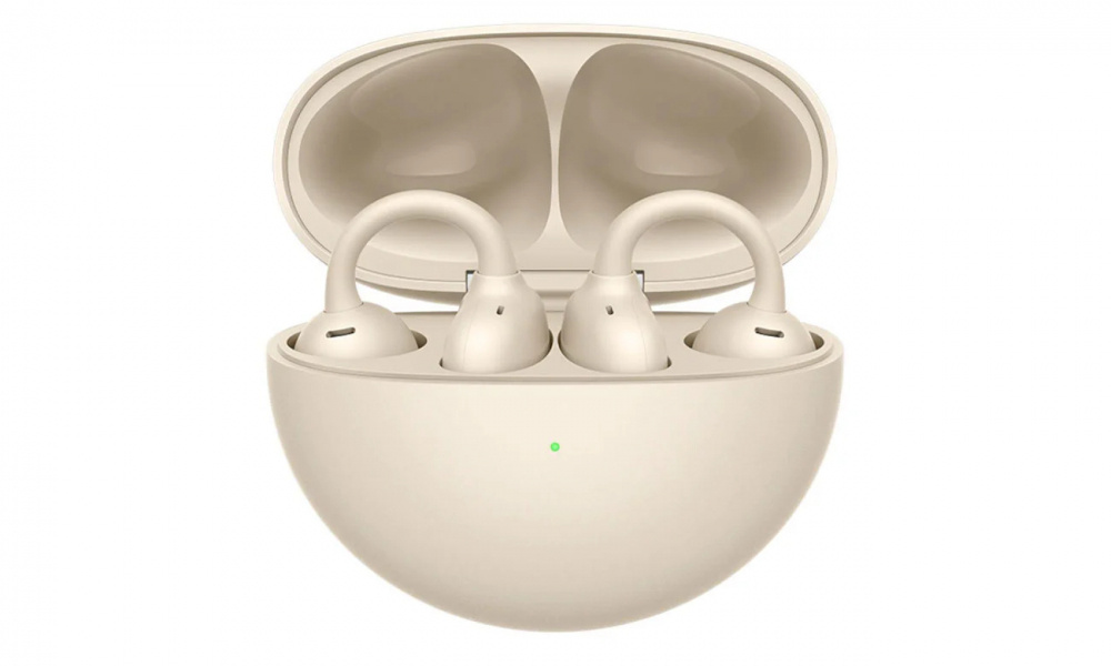 Audífonos Intrauriculares | HUAWEI 55037342 — Audífonos Intrauriculares con Micrófono Freeclip, Inalámbrico, Bluetooth, Beige