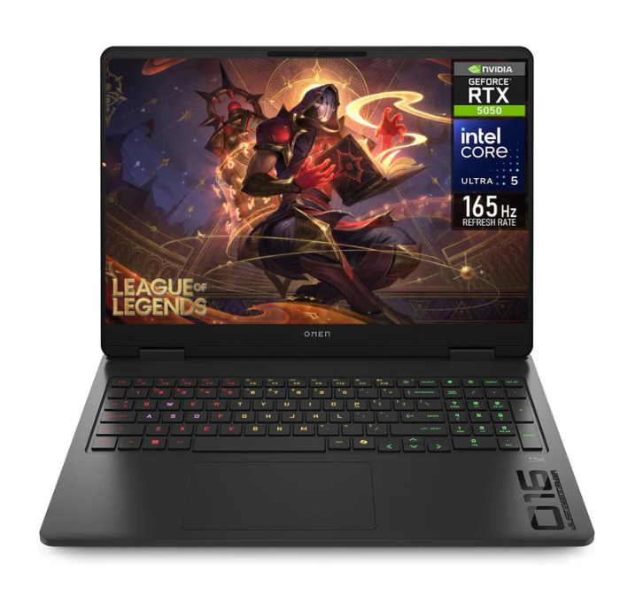 Laptops | HP C0SX3UA-ROW — Laptop Gamer Omen Slim, 16" 1920x1200 WUXGA, Intel Core Ultra 5 225H, NVIDIA GeForce RTX 5050, 16GB, 1TB SSD, Windows 11 Home, Inglés