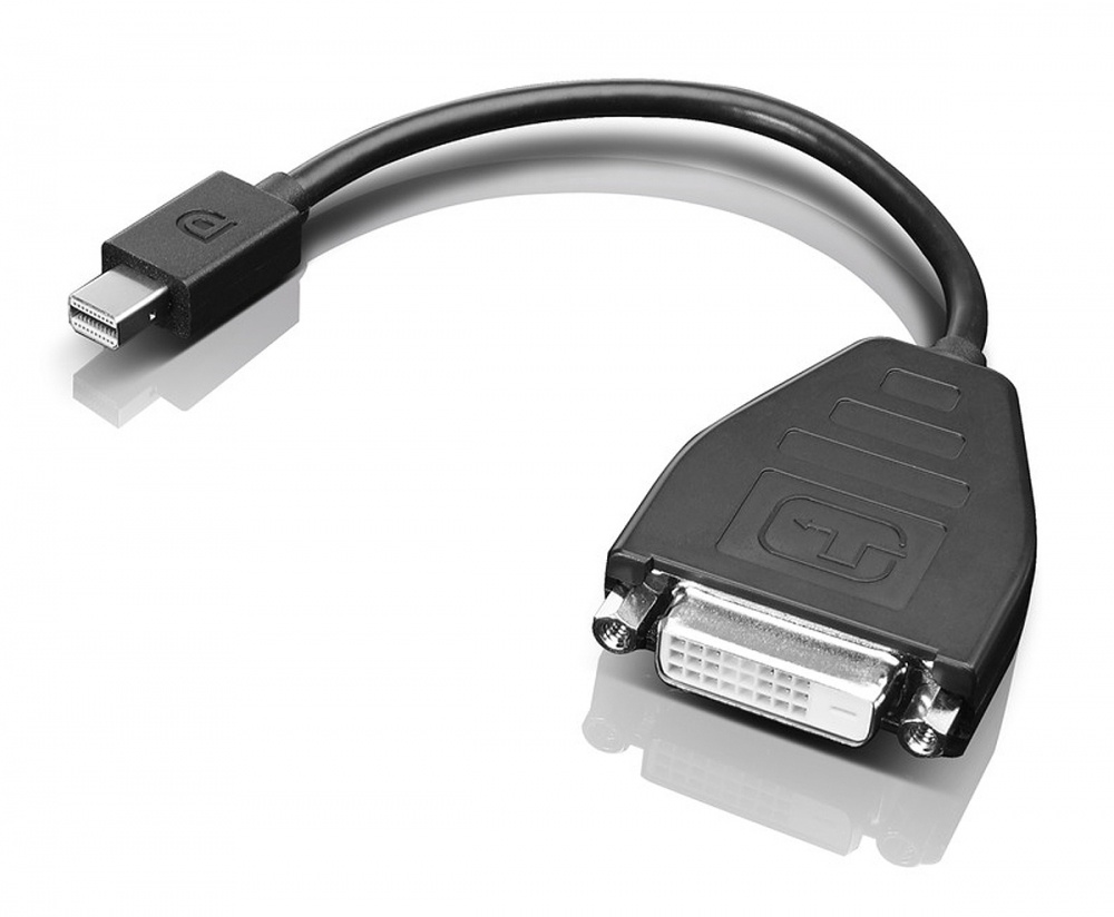 Adaptadores Video DisplayPort | LENOVO 0B47090 — Adaptador Mini-DisplayPort Macho - SL-DVI Macho, Negro
