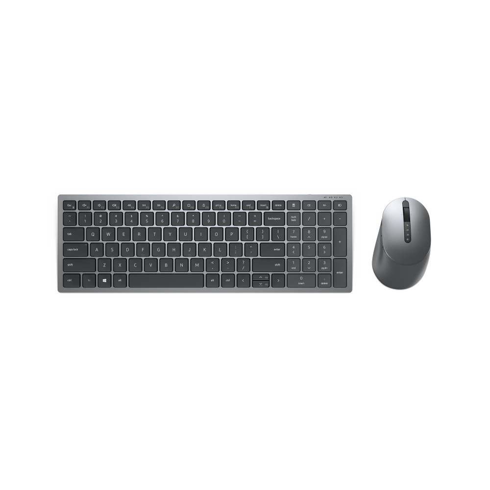 Kits de Teclado y Mouse | DELL KM7120W-GY-LT — Kit de Teclado y Mouse KM7120W, Inalámbrico, RF Inalámbrico/Bluetooth, Gris, Español