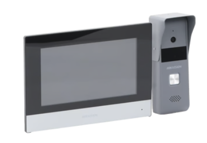 Videoporteros | HIKVISION DS-KIS303-P — Videoportero/Interfon , 7", Altavoz, Alámbrico/Inalámbrico, Gris