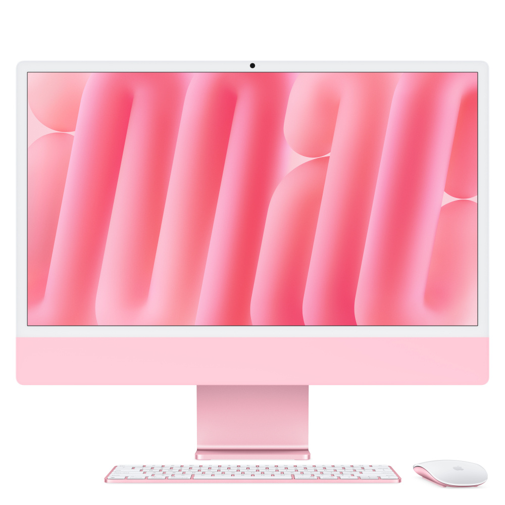 iMac | APPLE IM_M4_32GB_512GB_10N_10G_FCE7_24_RO — iMac Retina 24", M4 (CPU 10 Núcleos y GPU 10 Núcleos), 32GB, 512GB, Gigabit Ethernet, Rosa