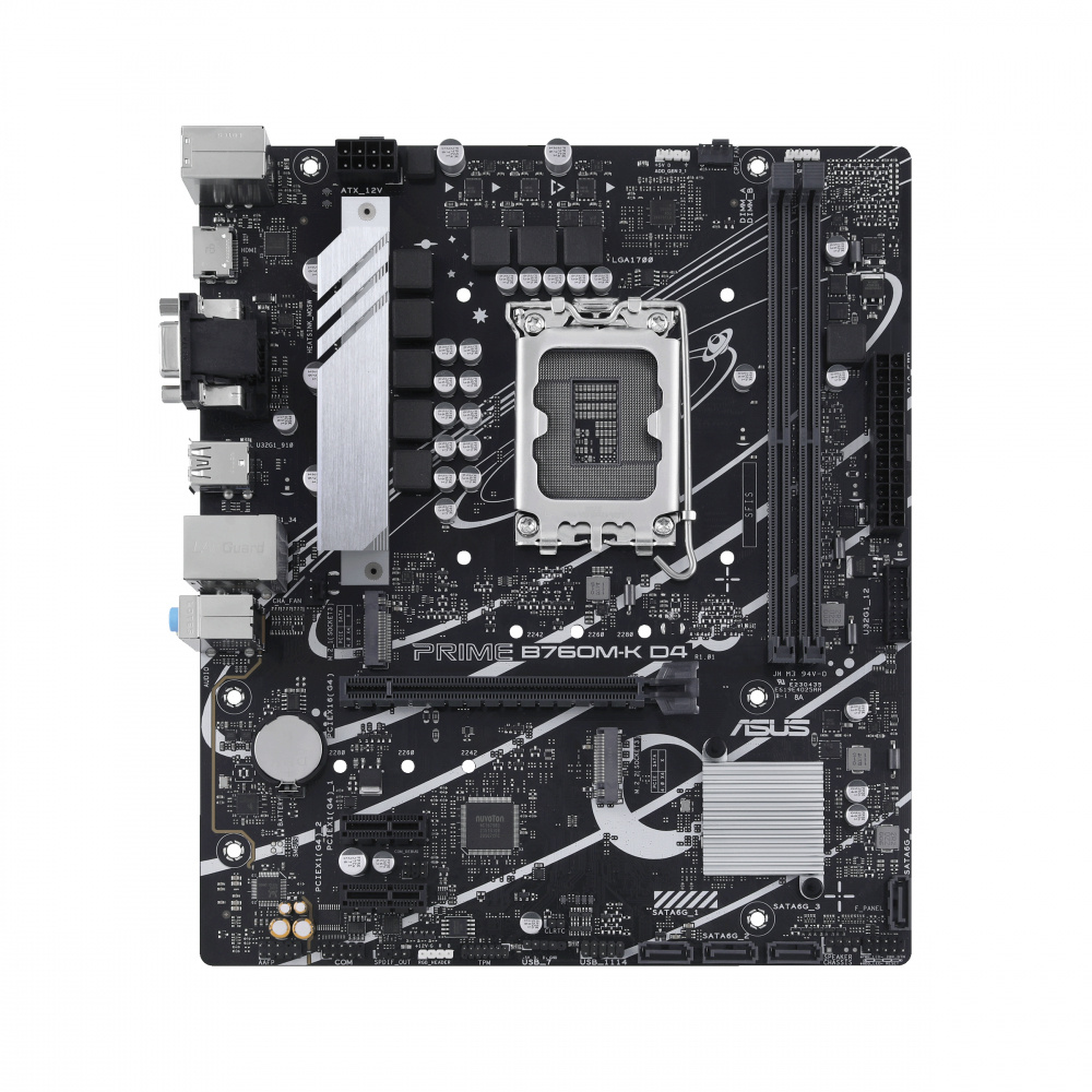 Tarjetas Madre | ASUS 90MB1DS0-M1EAY0 — Tarjeta Madre PRIME B760M-K D4, Micro-ATX, LGA 1700, Intel B760, 64GB DDR4, HDMI para Intel