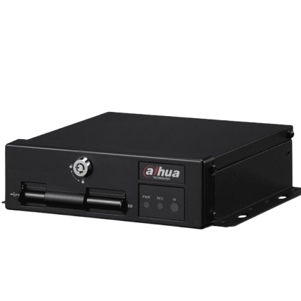 Grabadoras de Video Digital (DVR) | DAHUA DHI-MXVR1004-GFWI — DVR Móvil 5 Canales para 2 Discos Duros, máx. 512GB