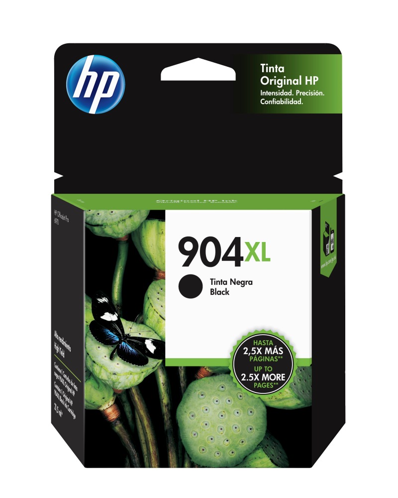 Cartuchos | HP T6M16AL — Cartucho 904XL Negro Original, 825 Páginas
