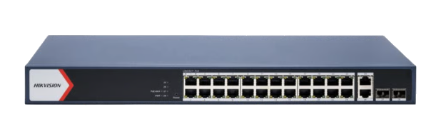 Switches | HIKVISION DS-3E1528P-EI/M — Switch , 26 Puertos Gigabit Ethernet 10/100/1000 24 x PoE+ 230W, 68 Gbit/s, 16000 Entradas, Administrado