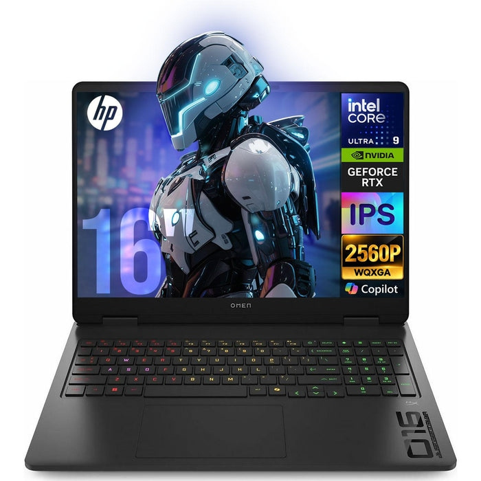 Laptops | HP BM7B9UA#ABA — Laptop Gamer Omen 16-an0119nr, 16" 2560x1600, Intel Core Ultra 9 285H, NVIDIA GeForce RTX 5070, 16GB, 1TB SSD, Windows 11 Home, Inglés