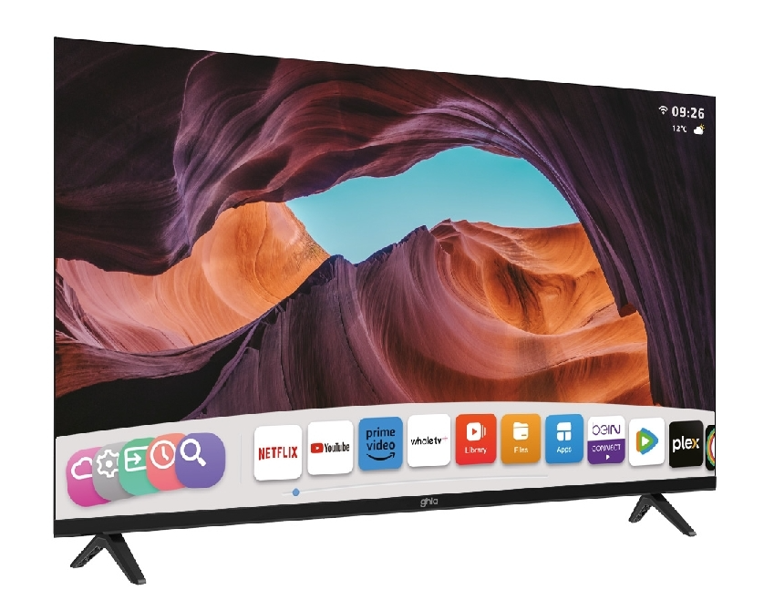 Pantallas | GHIA G50W25 — Smart TV LED 50", 4K Ultra HD, Negro