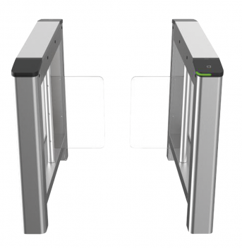 Puertas de Cortesía y Torniquetes | HIKVISION DS-K3B220LX-LR/PG-DP90 — Torniquete de Barrera Giratoria Swing, Acero Inoxidable