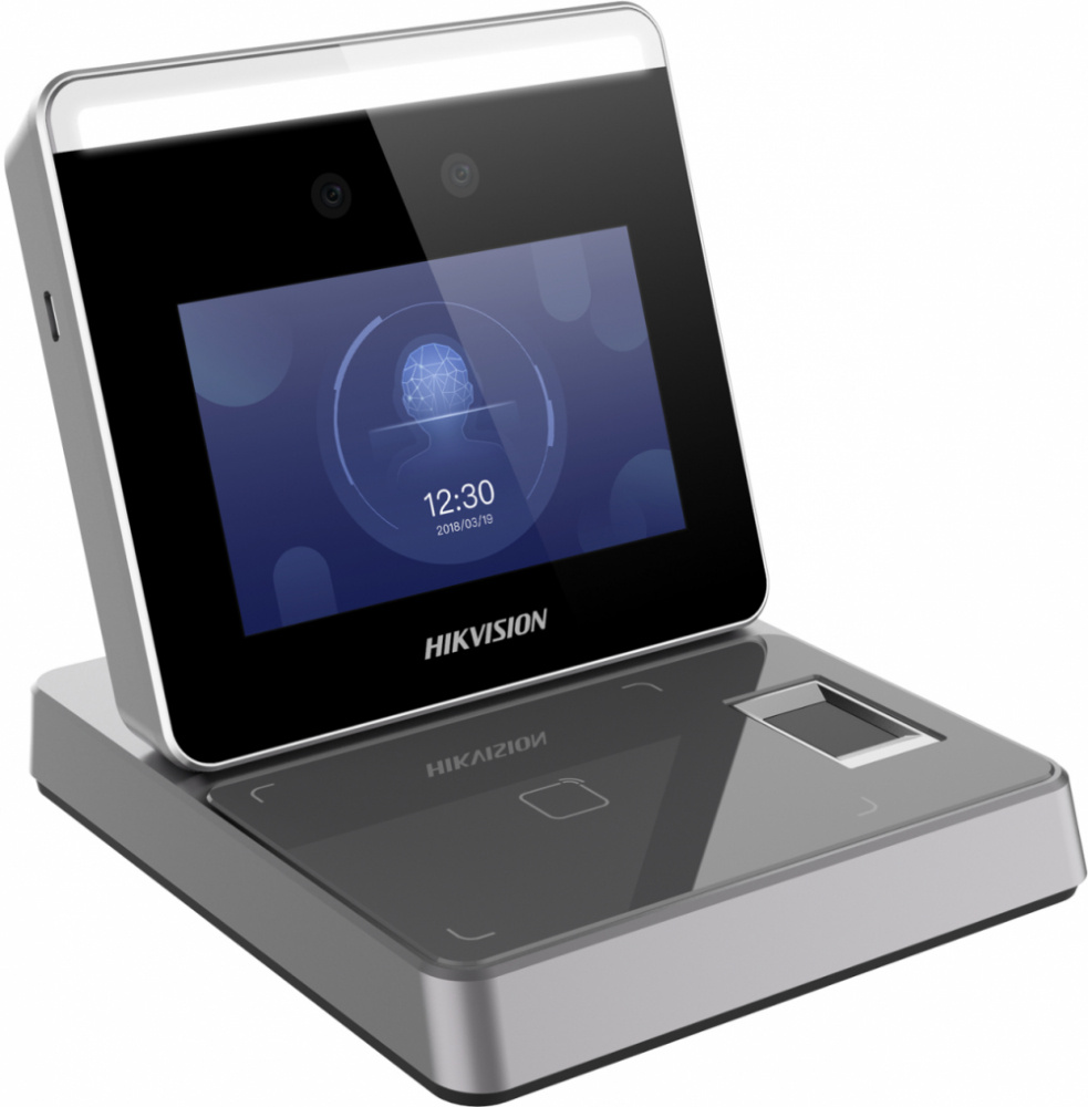 Control de Acceso y Asistencia Biométrico | HIKVISION DS-K1F600U-D6E-F — Control de Acceso y Asistencia Biométrico , 2.000 Usuarios/2.000 Rostros/20.000 Huellas/20.000 Tarjetas, TCP/IP/USB-C