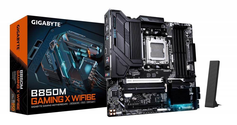 Tarjetas Madre | GIGABYTE B850M GAMING X WF6E — Tarjeta Madre B850M GAMING X WIFI6E, Micro-ATX, Socket AM5, AMD B850, 256GB DDR5, HDMI/DP para AMD