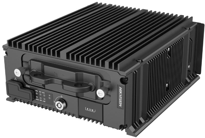 Grabadoras de Video Digital (DVR) | HIKVISION AE-MH0408(RJ45) — DVR Móvil 4 Canales para 2 Discos Duros, máx. 4TB, 1 x USB 2.0, 2 x RJ-45