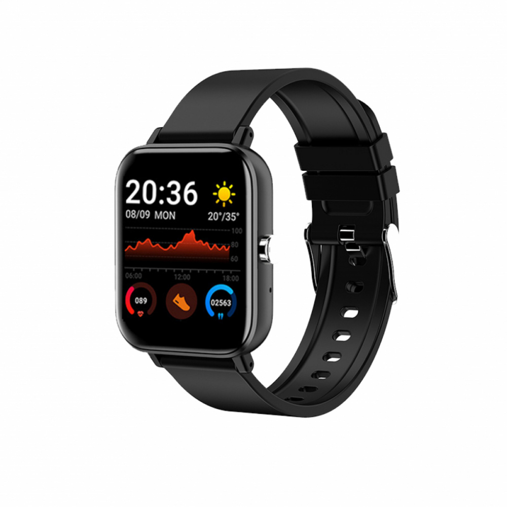 Smartwatch | STYLOS STASWM3CB — Smartwatch SW2, Bluetooth, Android/iOS, Negro