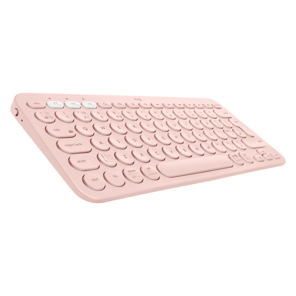 Teclados | LOGITECH 920-009594 — Teclado K380, Inalámbrico, Bluetooth, Rosa (Español)